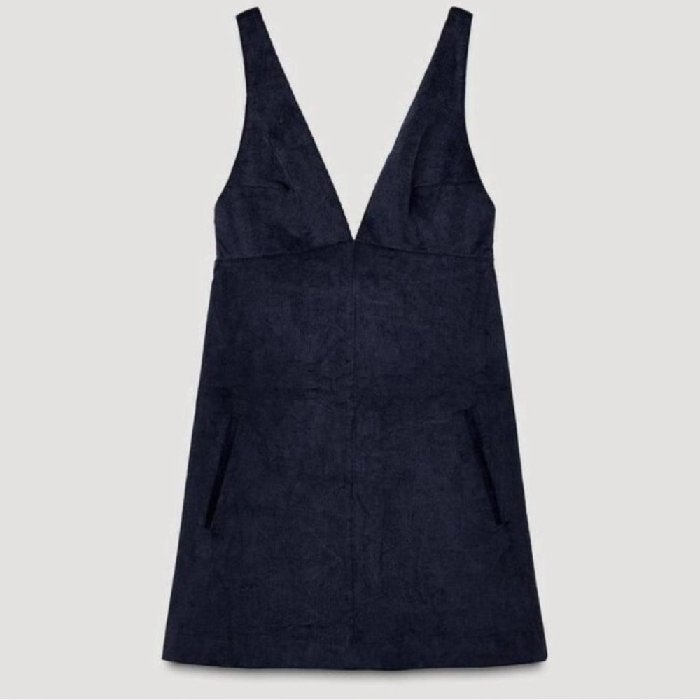 Zara mini dress corduroy 
 Dress